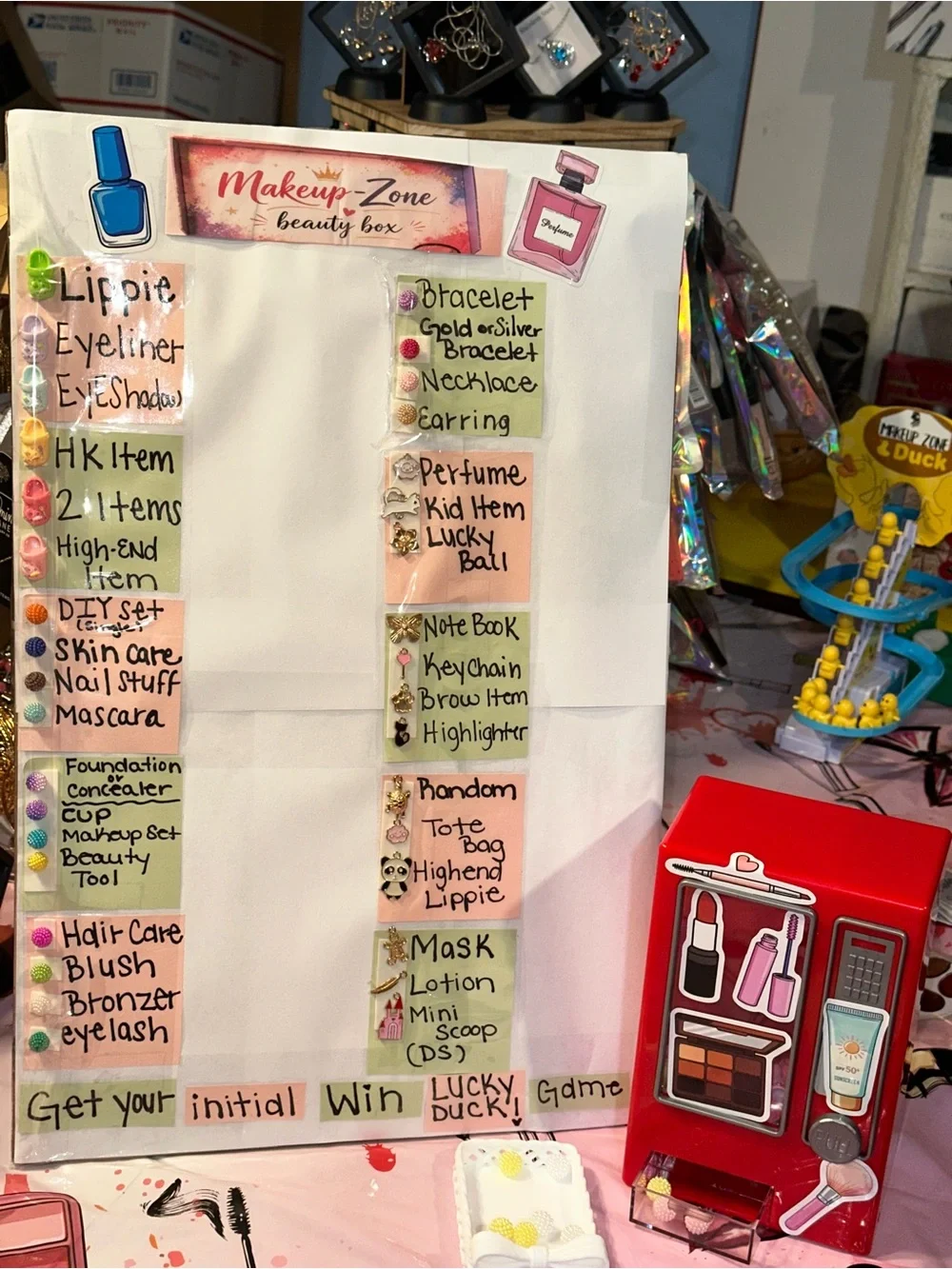 Makeup vending machine (READ DESCRIPTION FOR DETAILS)